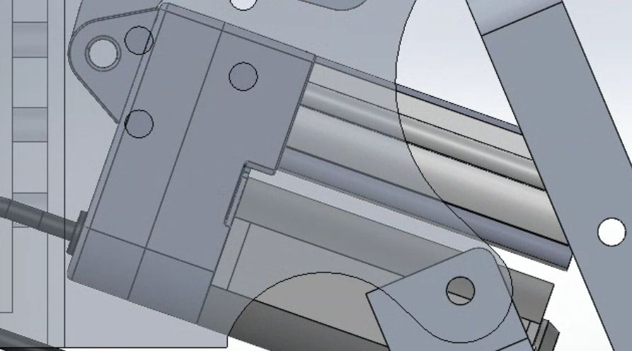 CAD render of a ProjectX actuator